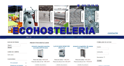 Desktop Screenshot of ecohosteleria.com